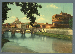 °°° Cartolina - Roma N. 1451 Ponte E Castel S. Angelo Viaggiata °°° - Castel Sant'Angelo