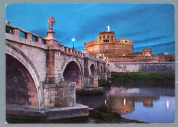 °°° Cartolina - Roma N. 1453 Ponte E Castel S. Angelo Viaggiata °°° - Castel Sant'Angelo