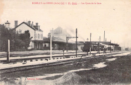 FRANCE - 10 - ROMILLY SUR SEINE - Les Quais De La Gare - Carte Postale Ancienne - Romilly-sur-Seine