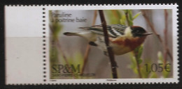 Saint Pierre Et Miquelon 2019 N° 1214 ** Oiseau, Passereau, Bec, Plumes, Paruline à Poitrine Baie, Setophaga Castanea - Unused Stamps