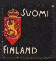 1900. SUOMI FINLAND. Mourning Stamp. Coat Of Arms. At Back "1 PENNI". No Gum.  (Michel Facit So1) - JF535606 - Nuevos