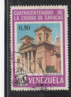 VENEZUELA 1967 AIR POST MAIL AIRMAIL CARACAS TOWN 400th ANNIVERSARY ST. THERESA'S CHURCH 50cUSED USATO OBLITERE' - Venezuela