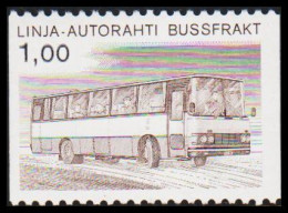 1981. FINLAND. LINJA-AUTORAHTI - BUSSFRAKT. 1,00 Mk. Never Hinged. (Michel 15) - JF535615 - Bus Parcels / Colis Par Autobus / Pakjes Per Postbus