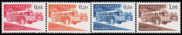 1963-1980. FINLAND. Mail Bus. Complete Set AUTOPAKETTI - BUSSPAKET Never Hinged. Normal... (Michel AP 10-13x) - JF535616 - Bus Parcels / Colis Par Autobus / Pakjes Per Postbus