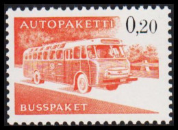 1963-1980. FINLAND. Mail Bus. 0,20 Mk. AUTOPAKETTI - BUSSPAKET Never Hinged. Normal Paper.... (Michel AP 11x) - JF535618 - Colis Par Autobus