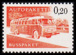 1963-1980. FINLAND. Mail Bus. 0,20 Mk. AUTOPAKETTI - BUSSPAKET Never Hinged. Lumogen. Whit... (Michel AP 11y) - JF535623 - Pakjes Per Postbus