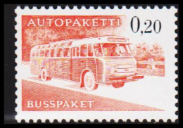 1963-1980. FINLAND. Mail Bus. 0,20 Mk. AUTOPAKETTI - BUSSPAKET Never Hinged. Lumogen. Yell... (Michel AP 11y) - JF535628 - Pakjes Per Postbus