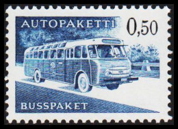 1963-1980. FINLAND. Mail Bus. 0,50 Mk. AUTOPAKETTI - BUSSPAKET Never Hinged. Normal Paper.... (Michel AP 12x) - JF535630 - Bus Parcels / Colis Par Autobus / Pakjes Per Postbus