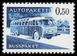 1963-1980. FINLAND. Mail Bus. 0,50 Mk. AUTOPAKETTI - BUSSPAKET Never Hinged. Normal Paper.... (Michel AP 12x) - JF535631 - Bus Parcels / Colis Par Autobus / Pakjes Per Postbus