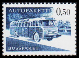 1963-1980. FINLAND. Mail Bus. 0,50 Mk. AUTOPAKETTI - BUSSPAKET Never Hinged. Lumogen. Whit... (Michel AP 12y) - JF535632 - Colis Par Autobus