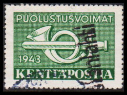 1943. FINLAND. KENTTÄPOSTA 1943 With Interesting Linecancel.  (Michel 2) - JF535648 - Militärmarken