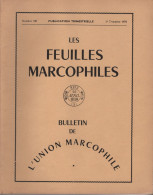 Les Feuilles Marcophiles - N°181 - Voir Sommaire - Francés (desde 1941)