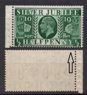 UK,GB, United Kingdom, MNH, 1935, Michel 189 Z, Watermark Inverted, George V, Silver Jubilee - Neufs