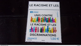 180 OBLITERATION CHOISIE  SUR TIMBRE NEUF  UNIS CONTRE RACISME - Oblitérés