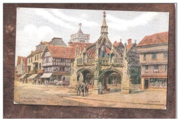 THE POULTRY CROSS SALISBURY Quinton ART DRAWN POSTCARD UNUSED ENGLAND - Salisbury