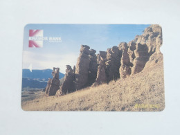 KYRGYZSTAN-(KG-KYR-0002)-ROCKS-(35)-(20units)-(card Plastic)-(alcatel)-(1997)-used Card+1card Prepiad Free - Kirghizistan