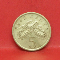 5 Cents 1986 - TTB - Pièce De Monnaie Singapour - Article N°6446 - Singapore