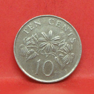 10 Cents 1986 - TTB - Pièce De Monnaie Singapour - Article N°6449 - Singapur