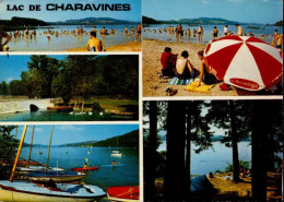 LAC DE PALADRU   _ CHARAVINES  ( ISERE )   MULTI-VUES - Paladru