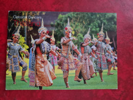 Carte THAILAND DANCERS CLASSICAL DANSEURS THAI - Thaïlande