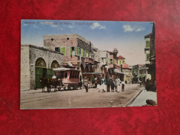 Carte TRIPOLI SYRIE STATION TRAMWAYSEL MINA - Syrie