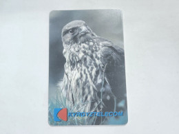 KYRGYZSTAN-(KG-KYR-0008C)-bird Of Prey2-(57)-(50units)-(00232866)-(tirage-30.000)-used Card+1card Prepiad Free - Kirghizistan