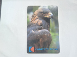 KYRGYZSTAN-(KG-KYR-0010)-bird Of Prey3-(20)-(400units)-(00201559)-(tirage-10.000)-used Card+1card Prepiad Free - Kirguistán