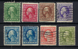 ETATS-UNIS 1908-19: Lot D'obl., Petit Prix - Sonstige & Ohne Zuordnung