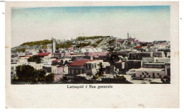 SYRIE - LATTAQUIE -    Rue Générale    -  ( Carte Colorisée ) - Syrie