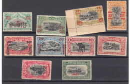 Congo Belge 1921 COB 85 / 94 ** Neufs Sans Charniere. Sauf 88 * Avec Charniere - Ongebruikt