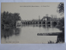 CPA 70 Haute Saone - SCEY SUR SAONE - Le Grand Pont - Scey-sur-Saône-et-Saint-Albin