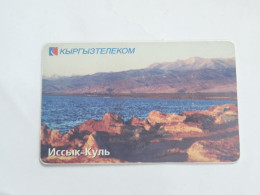 KYRGYZSTAN-(KG-KYR-0014)-lake Lssyk-kul1-(61)-(50units)-(00429751)-(tirage-35.000)-used Card+1card Prepiad Free - Kirgisistan