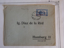 BW9 TURQUIE   BELLE LETTRE 1922 STAMBOUL A HAMBURG  GERMANY +TP SURCHARGE+AFF. INTERESSANT++ + - Briefe U. Dokumente