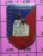 2117 Pin's Pins / Beau Et Rare / SPORTS / PETANQUE FISMOISE MARNE FISMES CHATEAU - Petanca