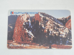 KYRGYZSTAN-(KG-KYR-0016)-lake Lssyk-kul3-(41)-(50units)-(00459719)-(tirage-10.000)-used Card+1card Prepiad Free - Kirgisistan