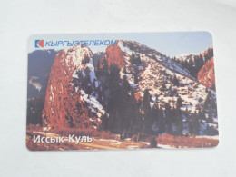 KYRGYZSTAN-(KG-KYR-0016)-lake Lssyk-kul3-(63)-(50units)-(00464924)-(tirage-10.000)-used Card+1card Prepiad Free - Kirguistán