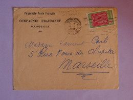 BW9 CAMEROUN   BELLE  LETTRE CURIOSITé RARE ANNULEE ARRIVEE MARSEILLE  1933 +AFF. INTERESSANT + - Lettres & Documents