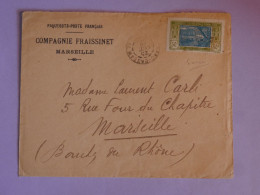 BW9 AOF BELLE  LETTRE   1928  GRAND BASSAM A MARSEILLE  FRANCE  +TP VARIETE FONCé +AFF. INTERESSANT + - Lettres & Documents