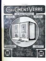► Cie Du CIMENT-VERRE Cuves En Béton  Bd De Picpus PARIS 12eme - Page Catalogue Technique 1928  (Env 22 X 30 Cm) - Machines
