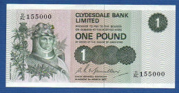 SCOTLAND - P.204c – 1 POUND 01.03.1977 UNC-, S/n D/AL 155000 - 1 Pond