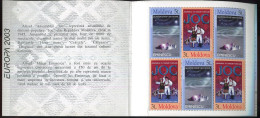 Moldova:Unused Booklet EUROPA Cept 2003, Poster Art, MNH - 2003