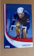 COUREUR CYCLISTE -  MORGAN KNEISKY (Cyclisme)....Signature...Autographe Véritable... - Sportief