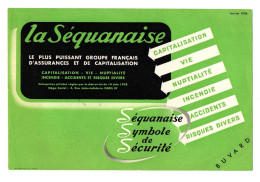 Buvard La Séquanaise Séquanaise Symbole De Sécurité - Format : 21x14 Cm - Banque & Assurance