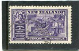 NEW ZEALAND - 1936  4d  WELLINGTON  FINE USED  SG 596 - Usados