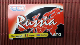 Russia Prepidcad Belgium Used Rare - Carte GSM, Ricarica & Prepagata