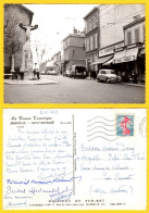 CPSM MARSEILLE SAINT BARNABE - Le Carrefour, La Grand'Rue Commerce Alimentation - Boulangerie Auto, Peu Commune - Saint Barnabé, Saint Julien, Montolivet