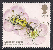 GB 2020 QE2 £1.45 Brilliant Bugs Longhorn Beetle SG 4430 Umm ( M85 ) - Unused Stamps