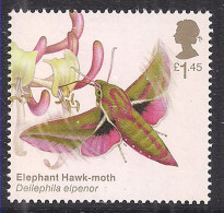 GB 2020 QE2 £1.45 Brilliant Bugs Elephant Hawk Moth SG 4431 Umm ( M96 ) - Unused Stamps