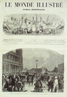 Le Monde Illustré 1874 N°875 Espagne Carthagène Exemo Manuel Pavia Versailles (78) - 1850 - 1899