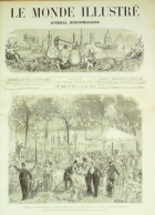 Le Monde Illustré 1874 N°896 Milan Fête St-Gervais & St-Protais Auxerre (89) Italie Rome - 1850 - 1899